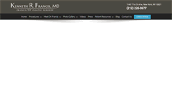 Desktop Screenshot of francisnyplasticsurgery.com